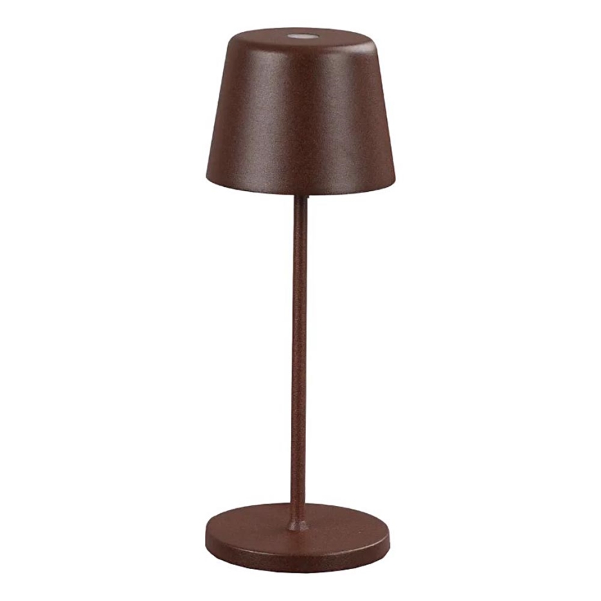 Ideal Lux - LED Stmívatelná dotyková venkovní stolní lampa CUTE LED/2,5W/3,7V USB 2200-2700K IP65 hnědá