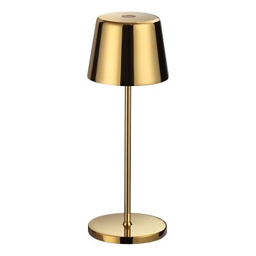 Ideal Lux - LED Stmívatelná dotyková venkovní stolní lampa CUTE LED/2,5W/3,7V USB 2200-2700K IP65 zlatá