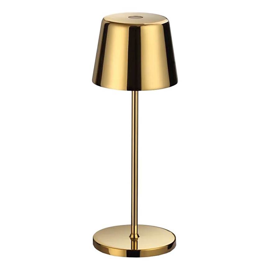 Ideal Lux - LED Stmívatelná dotyková venkovní stolní lampa CUTE LED/2,5W/3,7V USB 2200-2700K IP65 zlatá