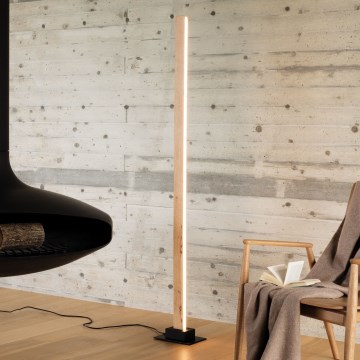 Ideal Lux - LED Stmívatelná stojací lampa CRAFT LED/26W/230V CRI 90 buk