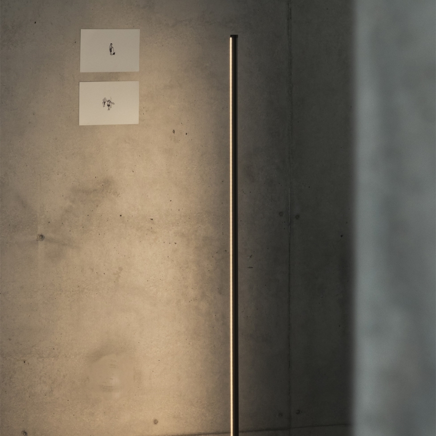 Ideal Lux - LED Stmívatelná stojací lampa YOKO LED/16W/230V CRI 90 černá