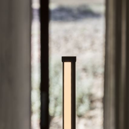 Ideal Lux - LED Stmívatelná stojací lampa YOKO LED/16W/230V CRI 90 černá