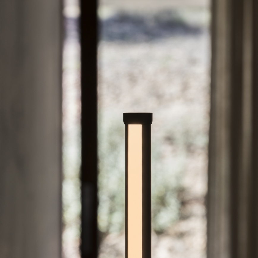 Ideal Lux - LED Stmívatelná stojací lampa YOKO LED/16W/230V CRI 90 černá