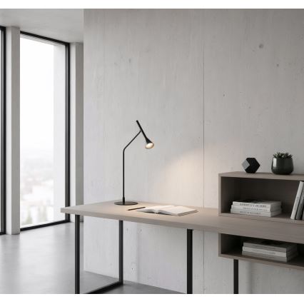 Ideal Lux - LED Stmívatelná dotyková stolní lampa DIESIS LED/6,5W/230V CRI 90 černá