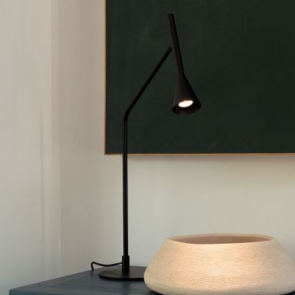 Ideal Lux - LED Stmívatelná dotyková stolní lampa DIESIS LED/6,5W/230V CRI 90 černá