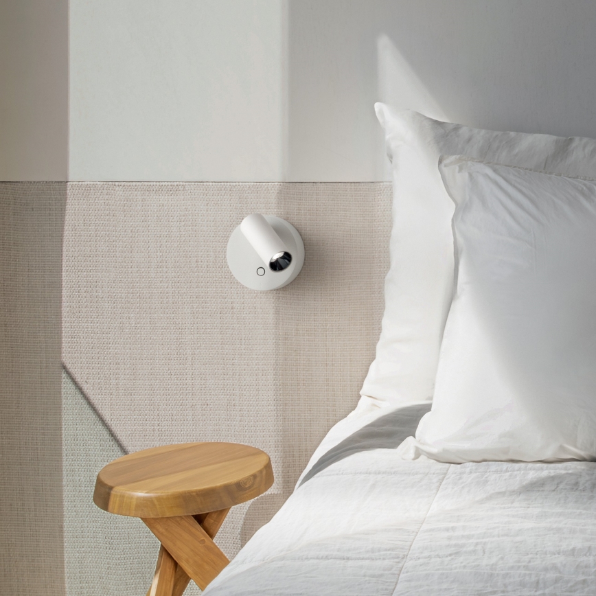 Ideal Lux - LED Stmívatelné dotykové nástěnné bodové svítidlo ELF LED/3W/230V CRI 95 bílá