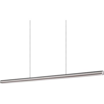 Ideal Lux - LED Stmívatelný lustr na lanku DORICA LED/35W/230V CRI 90 140 cm šedá