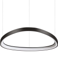 Ideal Lux - LED Stmívatelný lustr na lanku GEMINI LED/48W/230V pr. 61 cm černá