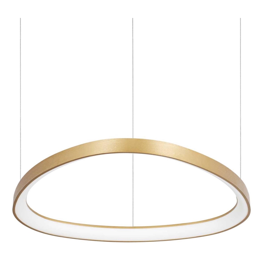 Ideal Lux - LED Stmívatelný lustr na lanku GEMINI LED/48W/230V pr. 61 cm CRI 90 zlatá