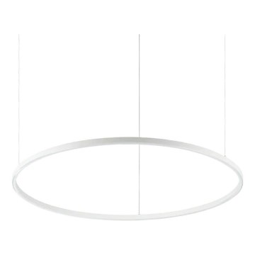 Ideal Lux - LED Stmívatelný lustr na lanku ORACLE SLIM LED/42W/230V 3000K CRI 90 pr. 90 cm bílá