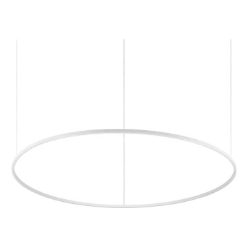 Ideal Lux - LED Stmívatelný lustr na lanku ORACLE SLIM LED/76W/230V 3000K pr. 150 cm bílá