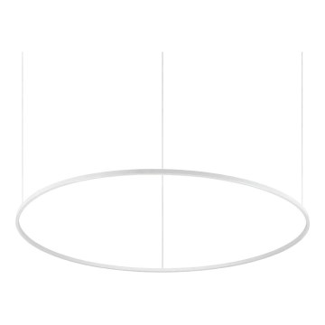 Ideal Lux - LED Stmívatelný lustr na lanku ORACLE SLIM LED/83W/230V 4000K pr. 150 cm CRI 90 bílá