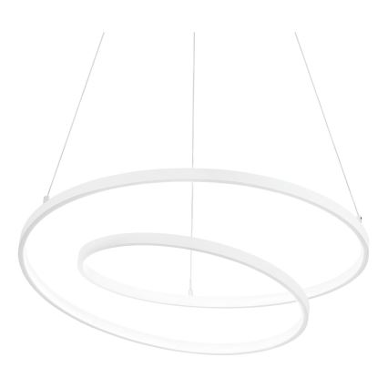 Ideal Lux - LED Stmívatelný lustr na lanku OZ LED/48W/230V pr. 60 cm CRI 90 bílá