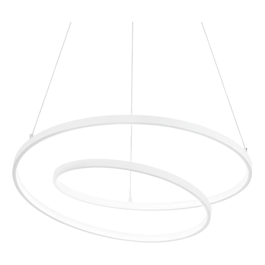 Ideal Lux - LED Stmívatelný lustr na lanku OZ LED/48W/230V pr. 60 cm CRI 90 bílá