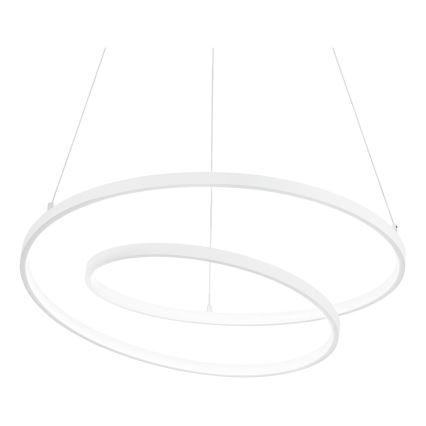 Ideal Lux - LED Stmívatelný lustr na lanku OZ LED/55W/230V pr. 80 cm CRI 90 bílá