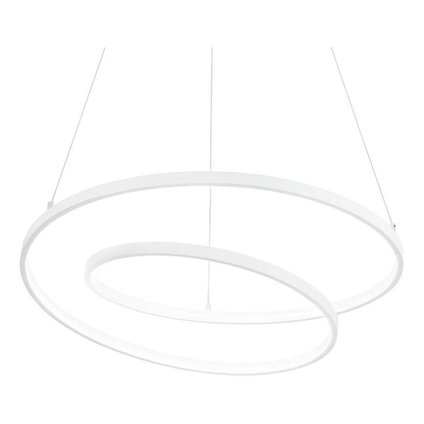 Ideal Lux - LED Stmívatelný lustr na lanku OZ LED/55W/230V pr. 80 cm CRI 90 bílá