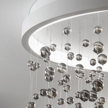 Ideal Lux - LED Stmívatelný přisazený lustr ARMONY LED/48W/230V CRI 90 pr. 50 cm bílá