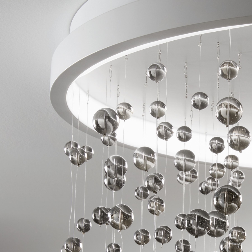 Ideal Lux - LED Stmívatelný přisazený lustr ARMONY LED/48W/230V CRI 90 pr. 50 cm bílá