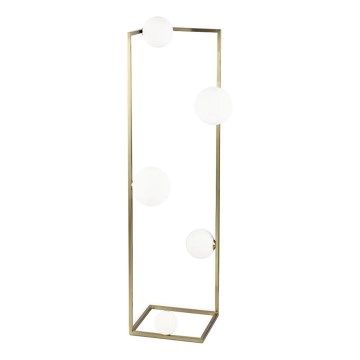 Ideal Lux - LED Stojací lampa ANGOLO 5xG9/3W/230V mosaz