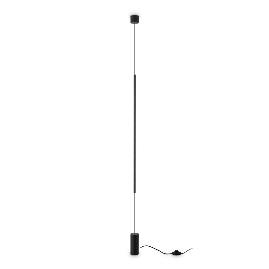 Ideal Lux - LED Stojací lampa FILO LED/14W/230V 3000K CRI 90 černá