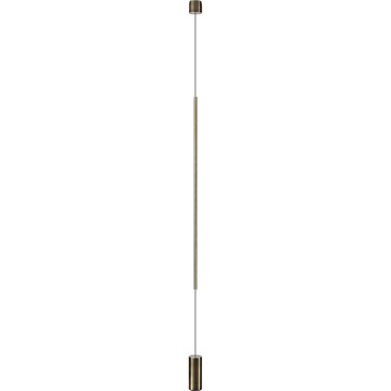 Ideal Lux - LED Stojací lampa FILO LED/14W/230V 3000K CRI 90 mosaz