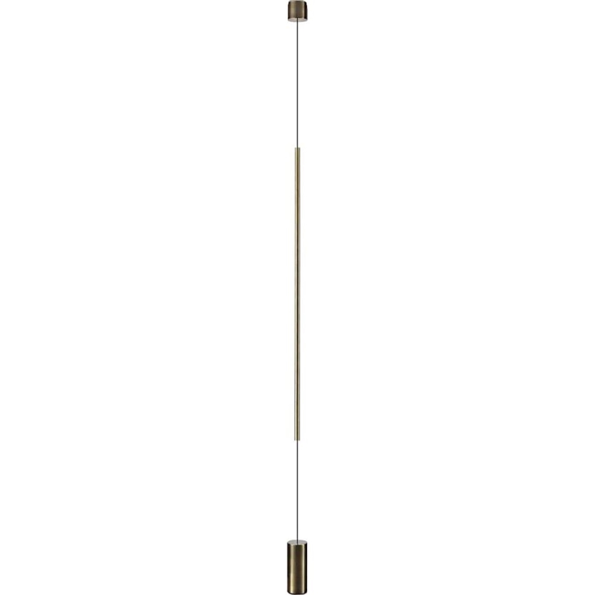 Ideal Lux - LED Stojací lampa FILO LED/14W/230V 3000K CRI 90 mosaz