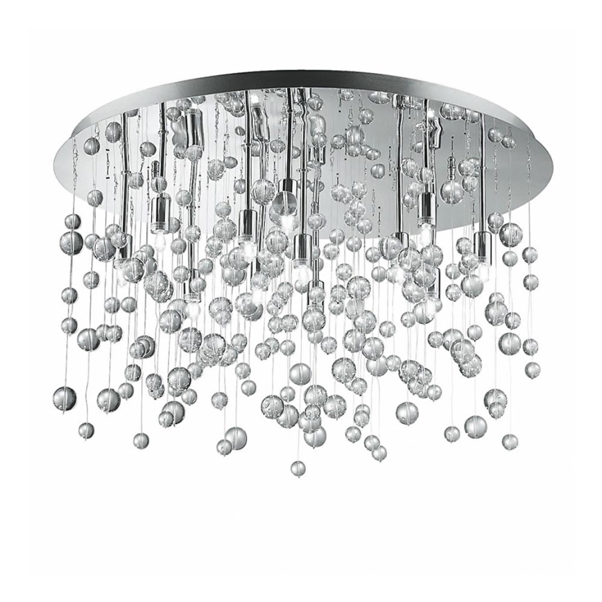 Ideal Lux - LED Stropní svítidlo 12xG9/3W/230V pr. 63 cm lesklý chrom