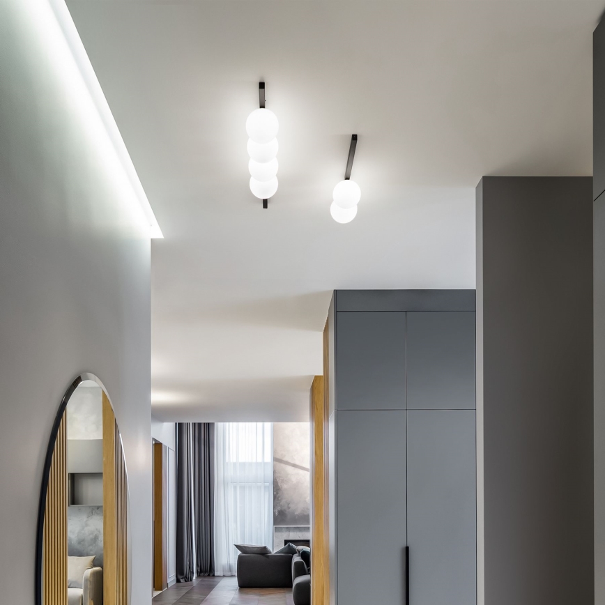 Ideal Lux - LED Stropní svítidlo BINOMIO 2xG9/3W/230V černá