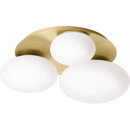 Ideal Lux - LED Stropní svítidlo NINFEA 3xGX53/9W/230V zlatá
