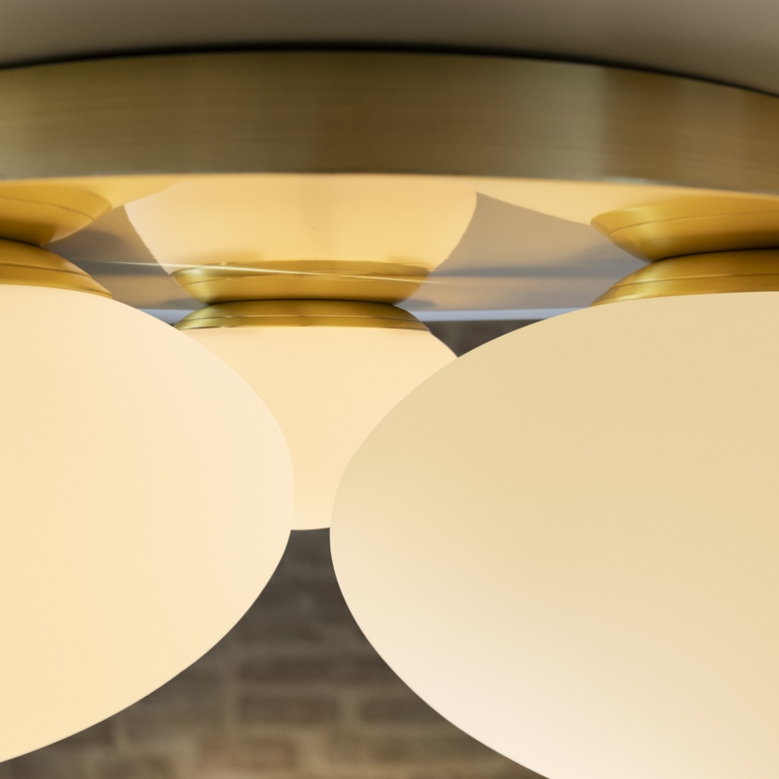 Ideal Lux - LED Stropní svítidlo NINFEA 3xGX53/9W/230V zlatá