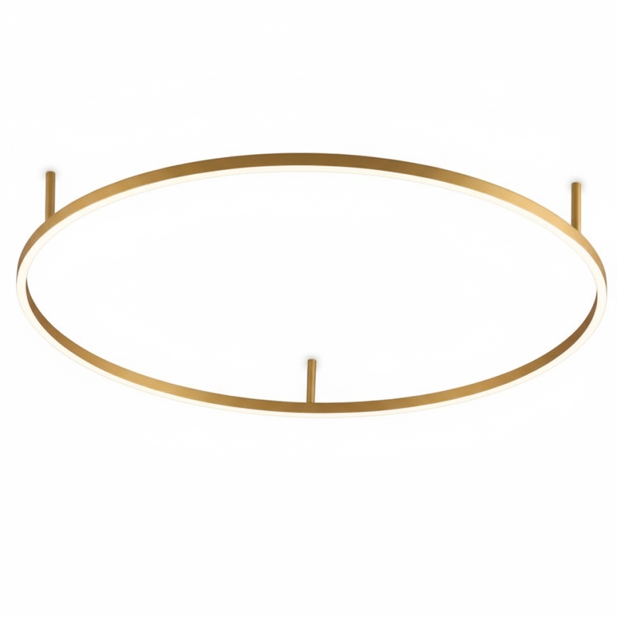 Ideal Lux - LED Stropní svítidlo ORACLE SLIM LED/29W/230V 3000K CRI 90 pr. 50 cm zlatá