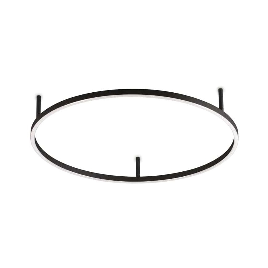 Ideal Lux - LED Stropní svítidlo ORACLE SLIM LED/37W/230V 3000K CRI 90 pr. 70 cm černá