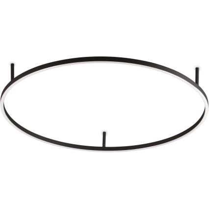 Ideal Lux - LED Stropní svítidlo ORACLE SLIM LED/53W/230V 3000K CRI 90 pr. 90 cm černá