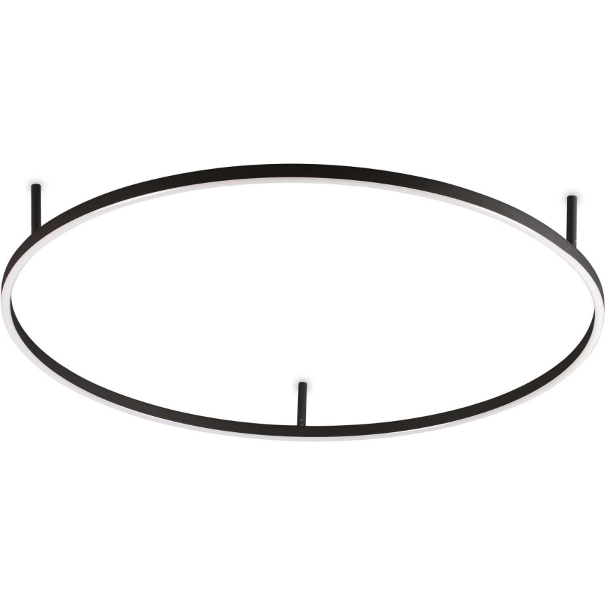 Ideal Lux - LED Stropní svítidlo ORACLE SLIM LED/55W/230V 3000K pr. 90 cm černá