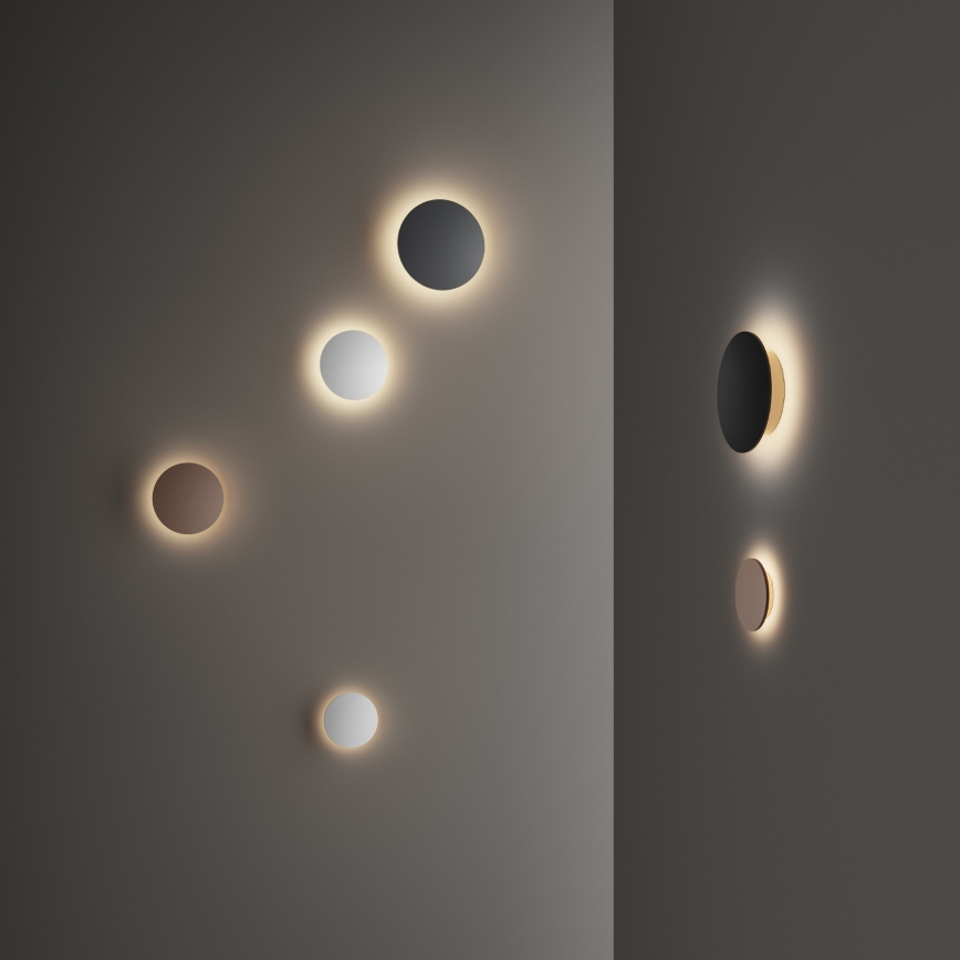 Ideal Lux - LED Venkovní nástěnné svítidlo PUNTO LED/16W/230V CRI 90 pr. 30 cm IP54 černá