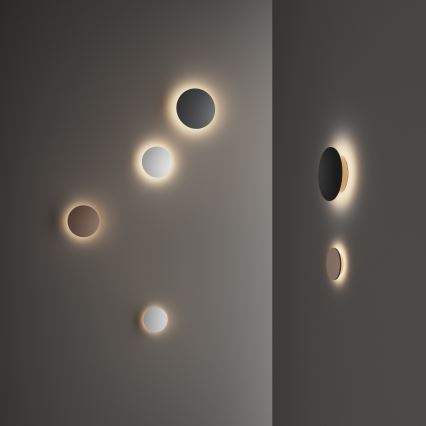 Ideal Lux - LED Venkovní nástěnné svítidlo PUNTO LED/9W/230V CRI 90 pr. 18 cm IP54 černá