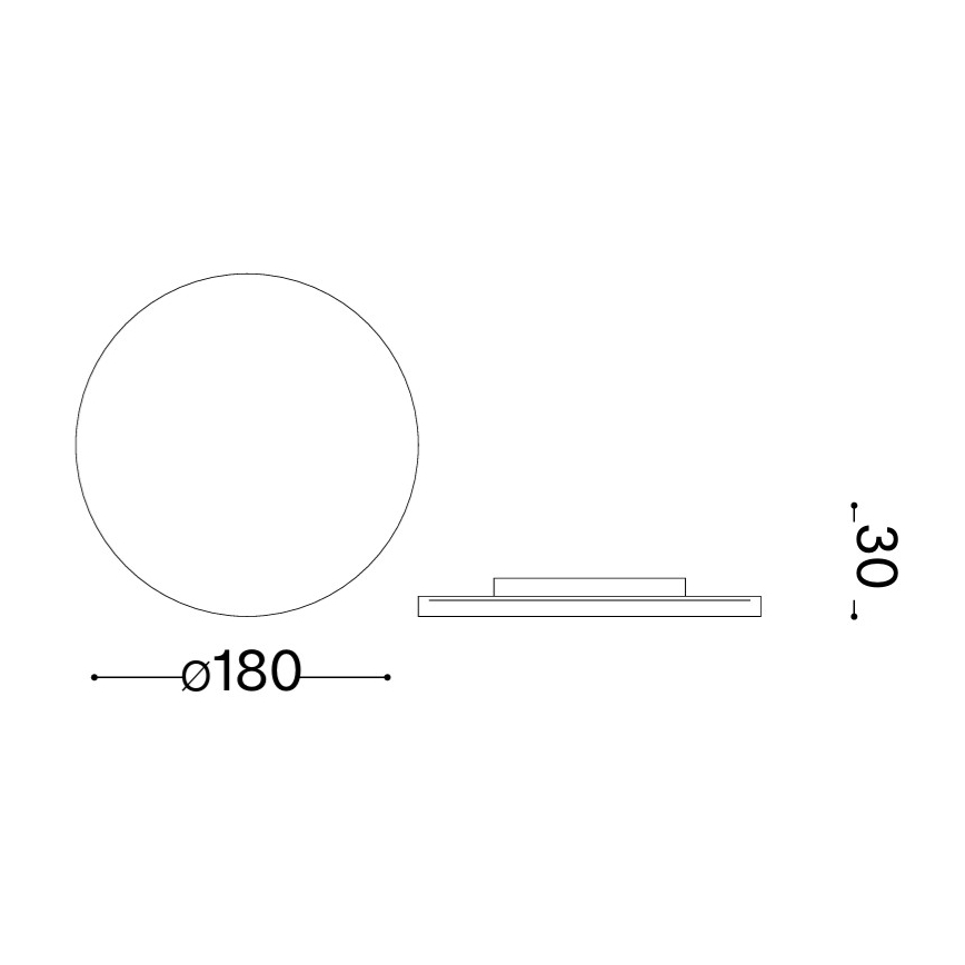 Ideal Lux - LED Venkovní nástěnné svítidlo PUNTO LED/9W/230V CRI 90 pr. 18 cm IP54 hnědá