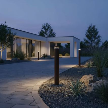 Ideal Lux - LED Venkovní lampa BOEING LED/14W/230V 100 cm CRI 90 IP65 hnědá