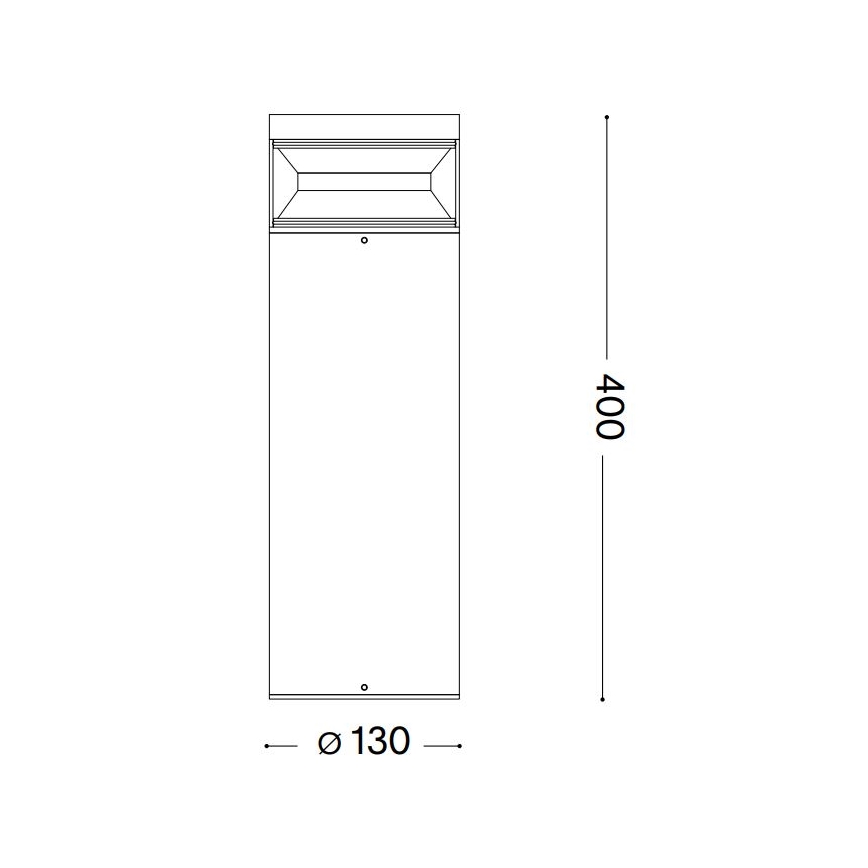 Ideal Lux - LED Venkovní lampa BOEING LED/14W/230V 40 cm CRI 90 IP65 antracit