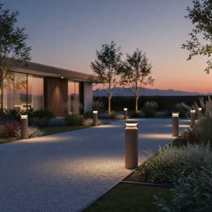 Ideal Lux - LED Venkovní lampa BOEING LED/14W/230V 40 cm CRI 90 IP65 hnědá