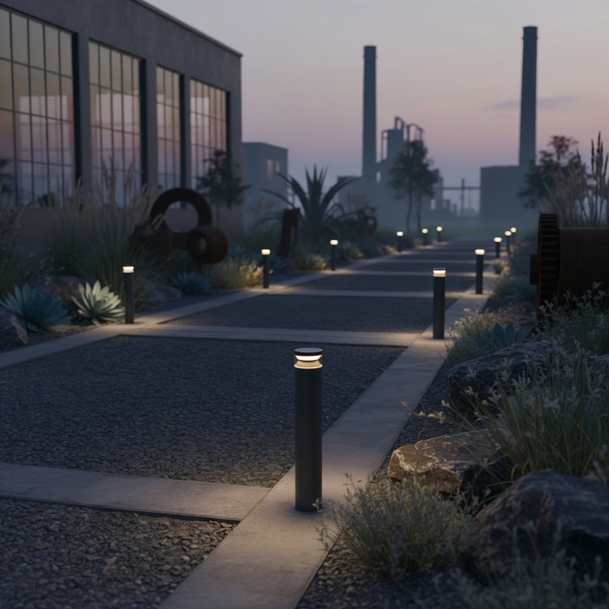 Ideal Lux - LED Venkovní lampa BOEING LED/14W/230V pr. 70 cm CRI 90 IP65 černá