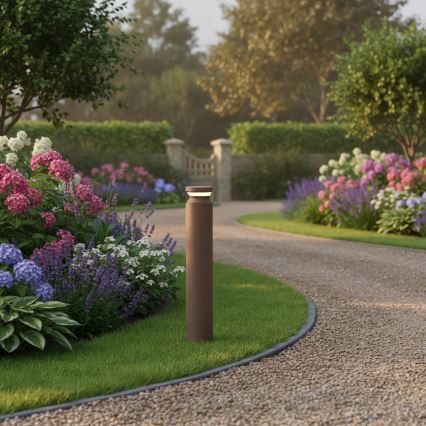 Ideal Lux - LED Venkovní lampa BOEING LED/14W/230V pr. 70 cm CRI 90 IP65 hnědá