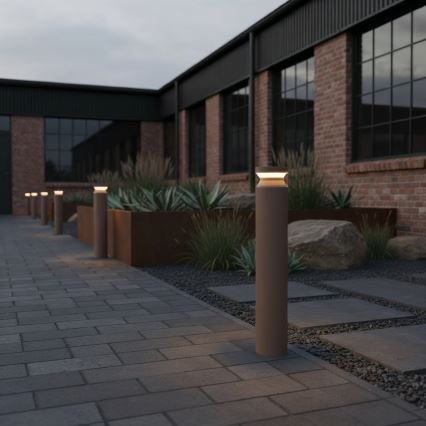 Ideal Lux - LED Venkovní lampa BOEING LED/14W/230V pr. 70 cm CRI 90 IP65 hnědá