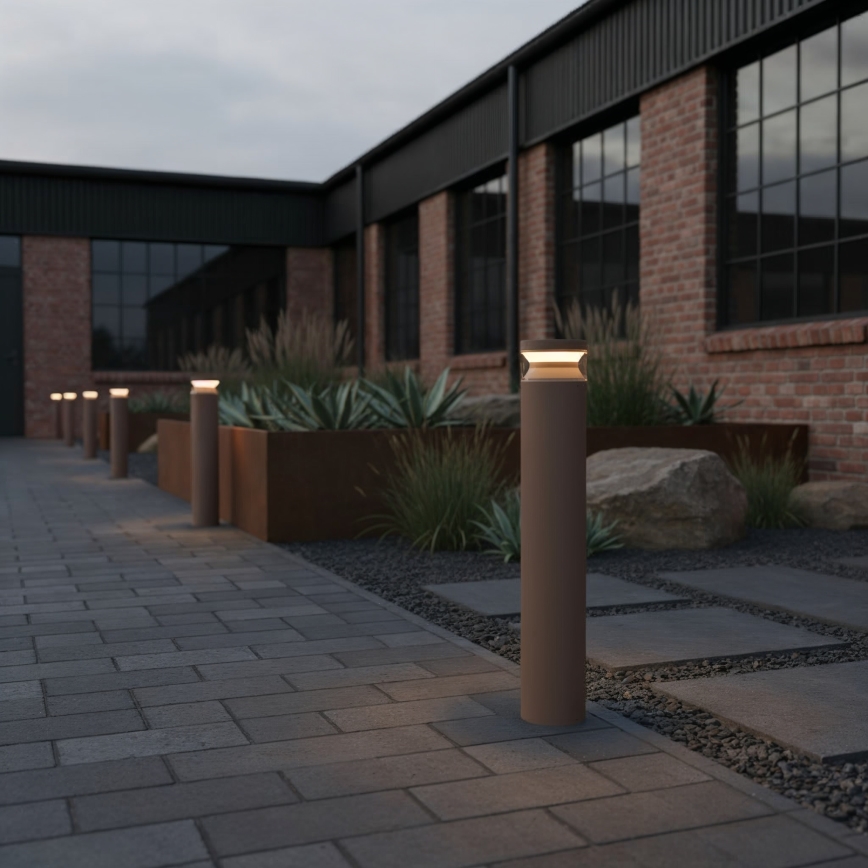 Ideal Lux - LED Venkovní lampa BOEING LED/14W/230V pr. 70 cm CRI 90 IP65 hnědá