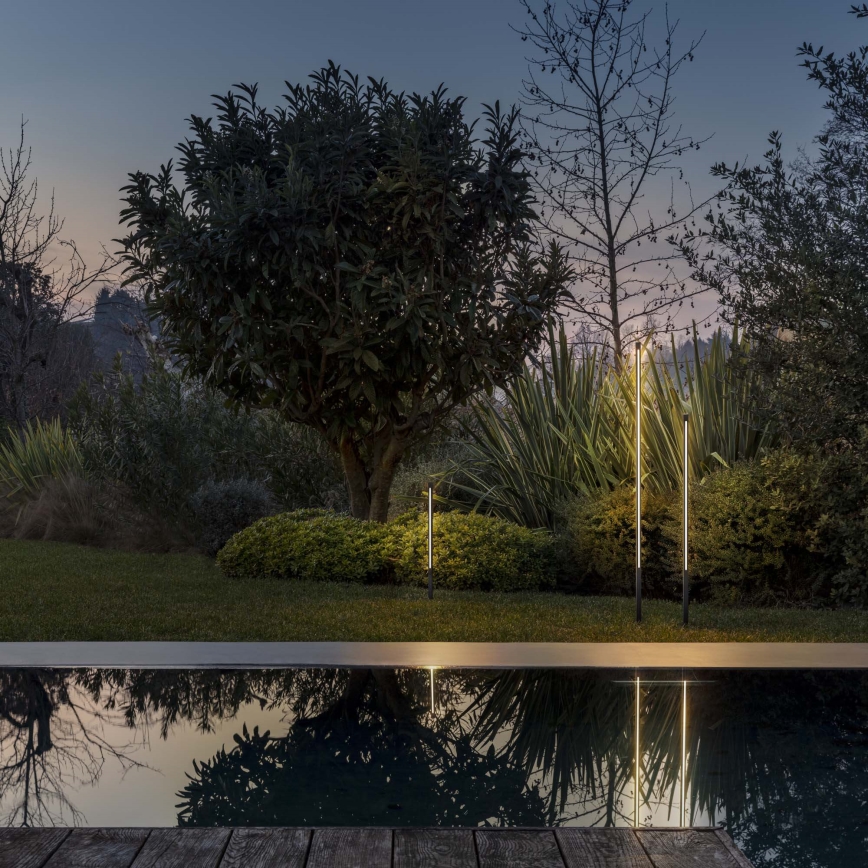 Ideal Lux - LED Venkovní lampa JEDI LED/12W/230V 80 cm CRI 90 IP65 antracit