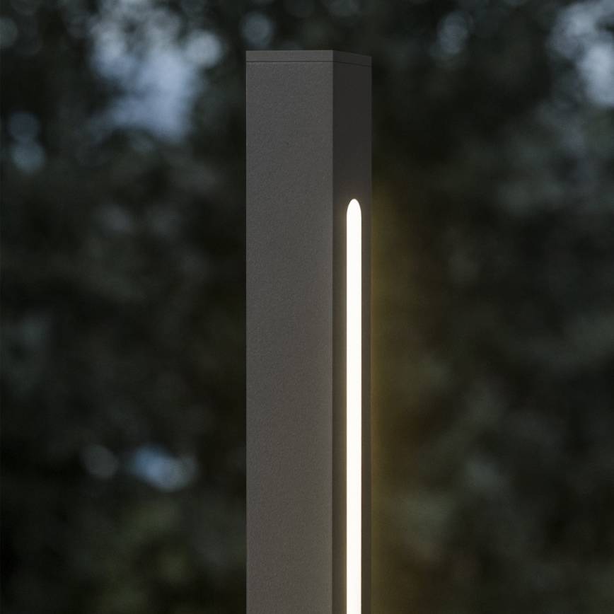 Ideal Lux - LED Venkovní lampa JEDI LED/19W/230V 120 cm CRI 90 IP65 antracit