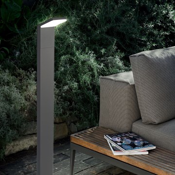 Ideal Lux - LED Venkovní lampa STYLE LED/8,5W/230V 4000K 100 cm CRI 90 IP54 antracit
