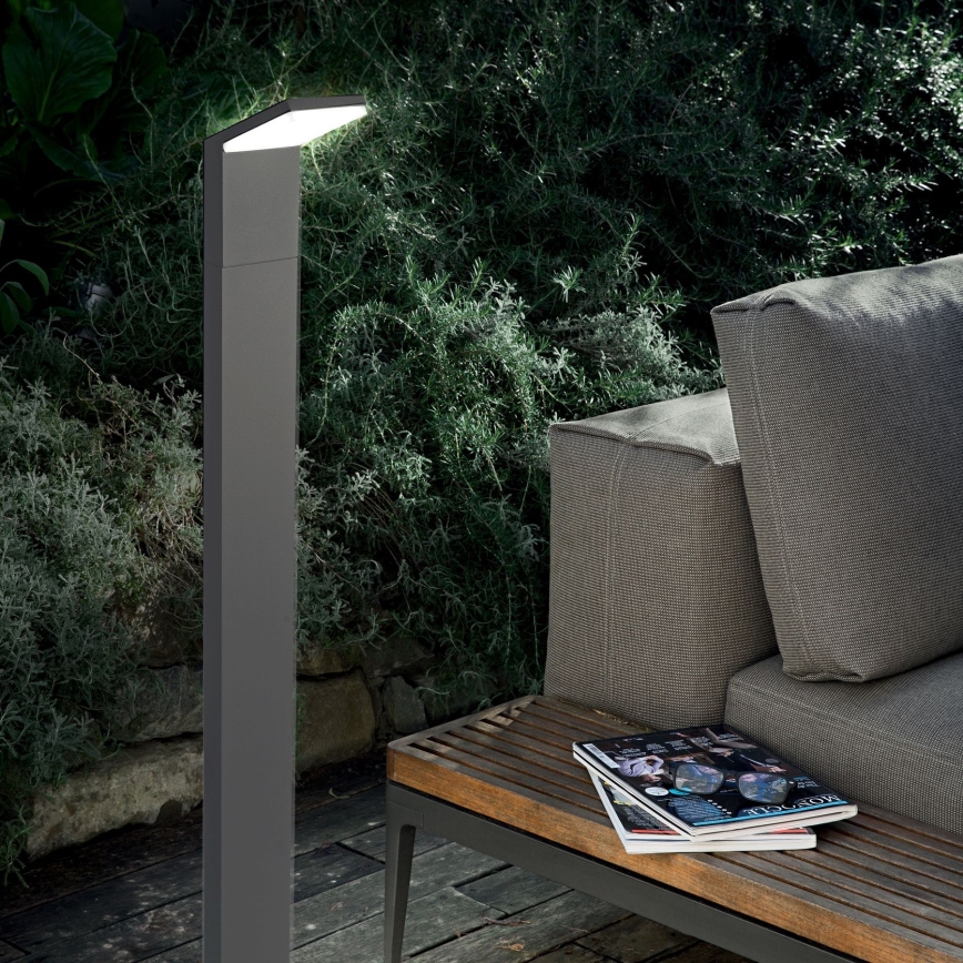 Ideal Lux - LED Venkovní lampa STYLE LED/8,5W/230V 4000K 100 cm CRI 90 IP54 antracit