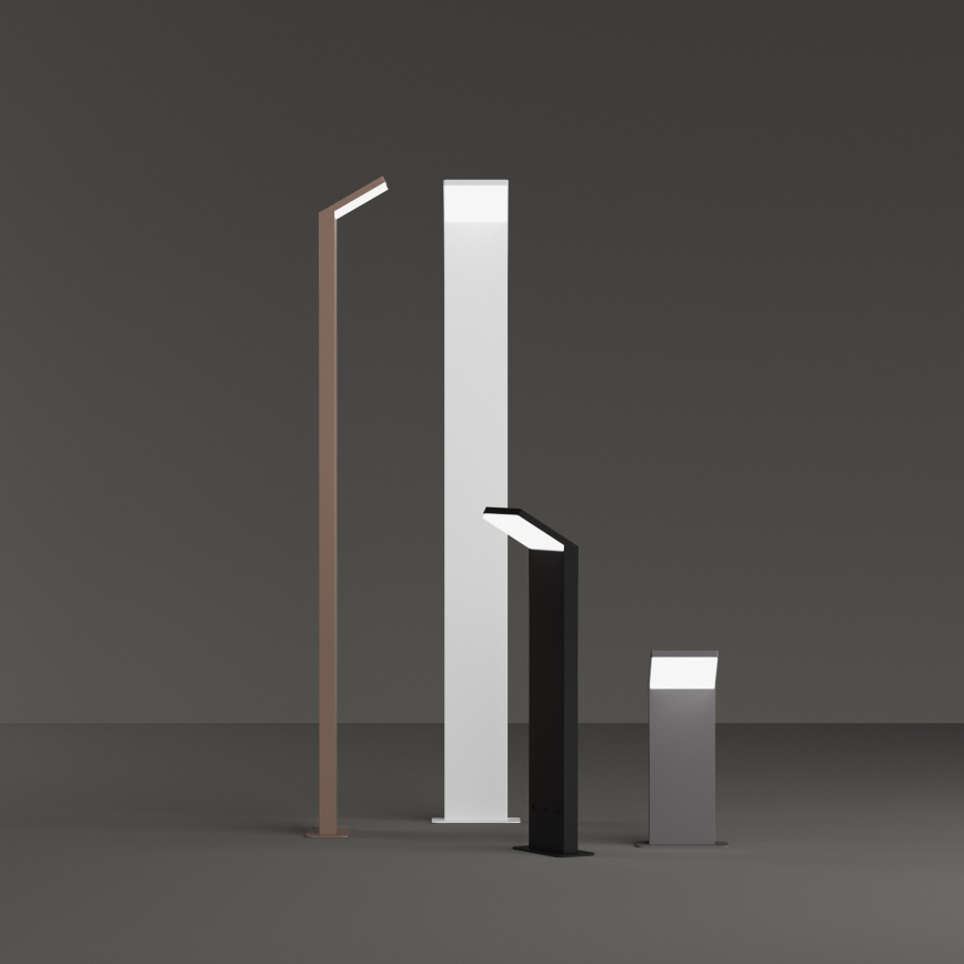 Ideal Lux - LED Venkovní lampa STYLE LED/8,5W/230V 4000K 50 cm CRI 90 IP54 černá