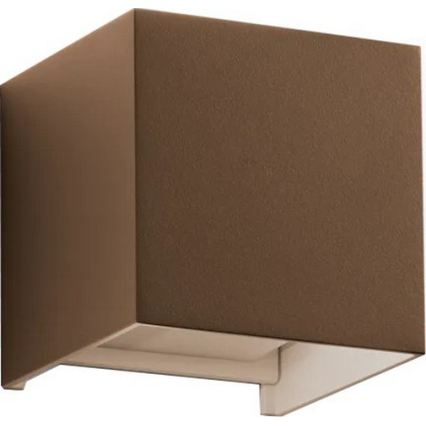 Ideal Lux - LED Venkovní nástěnné svítidlo ATOM LED/12W/230V CRI 90 IP54 hnědá